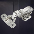 Маленькое фото товара - 3D петля "Unihopper" с довод. внутренняя, с декор.накладкой ,45мм. Вариант №1