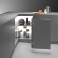 Маленькое фото товара - 3D петля "Unihopper" карусельная 135*, с декор.накладкой ,45мм. Вариант №3