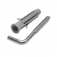 Маленькое фото товара - Дюбель с прямым крюком D-10мм (10;100шт). Вариант №1