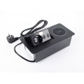 Маленькое фото товара - Удлинитель настольный,1гнездо,1USB+1Type-C, беспровод.зарядка,ЧЁРНЫЙ SBT-1UCWT-20. Вариант №2