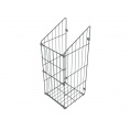 Маленькое фото товара - Корзина для белья откидная 40 (305х330х620) антрацит. Вариант №1