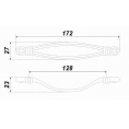 Маленькое фото товара - RS454BAZ.3/128 Ручка мебельная, РАСПРОДАЖА (1/40шт). Вариант №3
