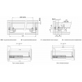 Маленькое фото товара - DB8781/550 напр. скрытого монтажа, полного выдвиже 1/10шт. Вариант №2