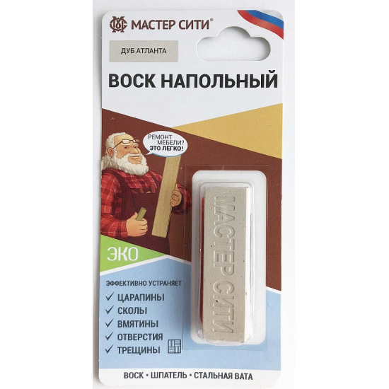 Большое фото товара - Воск напольный дуб атланта (блистер), 2549_00-00000581. Вариант №1