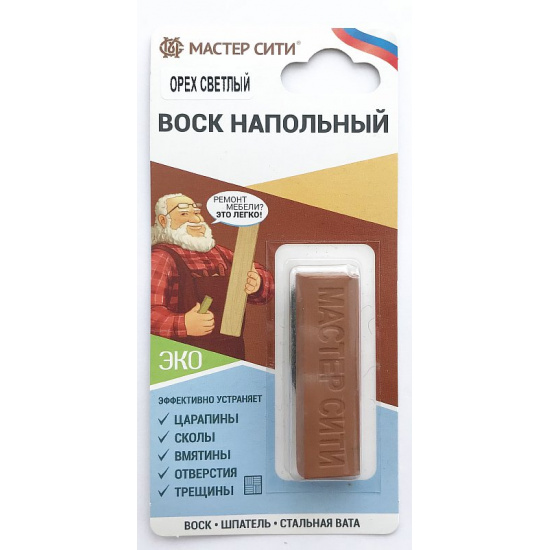 Большое фото товара - Воск напольный орех миланский (блистер), 2549_00-00000582. Вариант №1